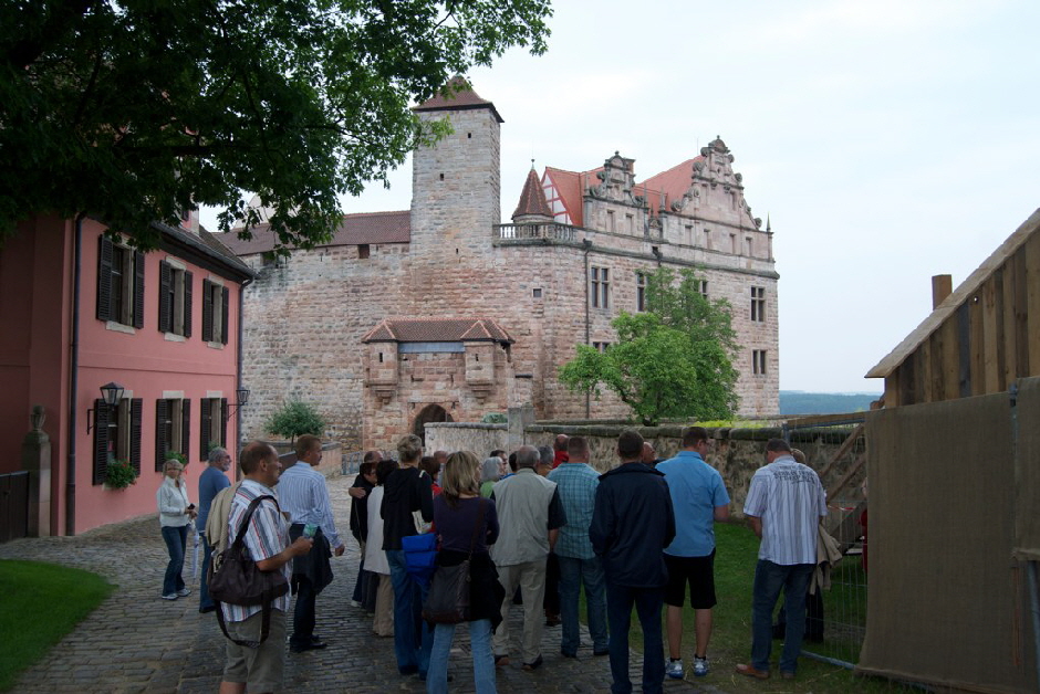 Burg von vorn