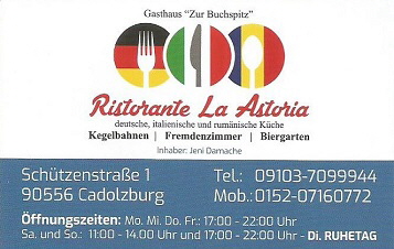 Restaurant Visitenkarte